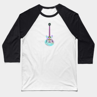 Boho textured guitar Baseball T-Shirt